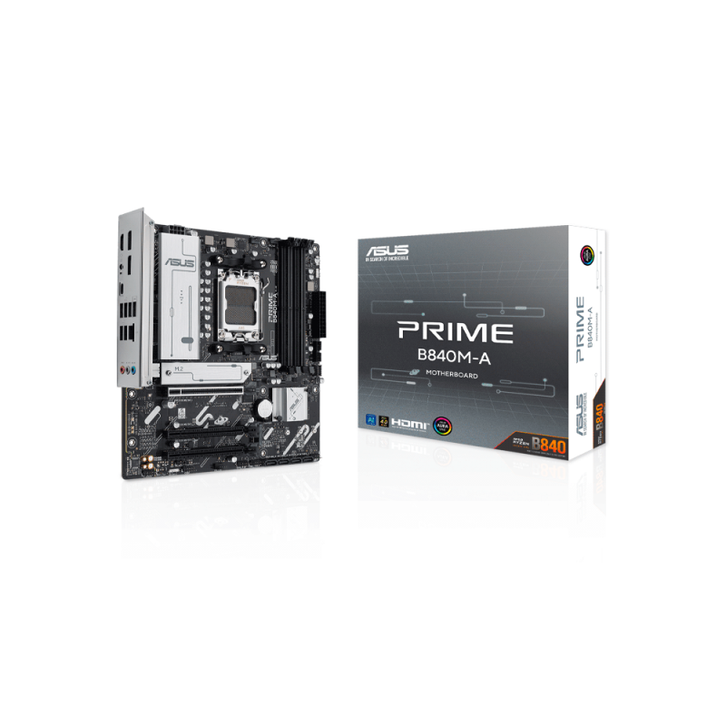 MB AM5 B840M-A PRIME DDR5 ASUS S/R/HDMI/2DP/3M2/MATX MB AM5 B840M-A PRIME DDR5 ASUS S/R/HDMI/2DP/3M2/MATX