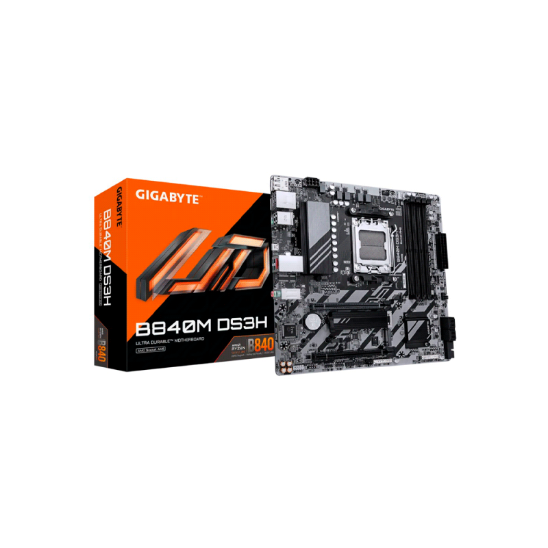 MB AM5 B840M DS3H DDR5 GIGABYTE S/R/HDMI/DP/2M2/USB3.2/MATX MB AM5 B840M DS3H DDR5 GIGABYTE S/R/HDMI/DP/2M2/USB3.2/MATX