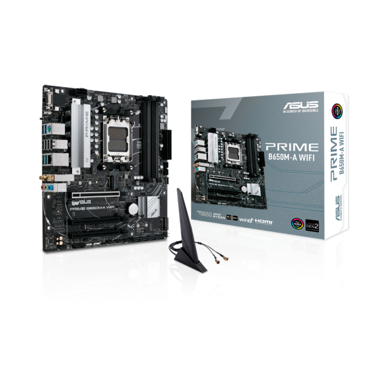 MB AM5 B650M-A WIFI DDR5 PRIME ASUS V/S/R/HDMI/DP/2M2/USB3.2/MATX MB AM5 B650M-A WIFI DDR5 PRIME ASUS V/S/R/HDMI/DP/2M2/USB3.2/MATX