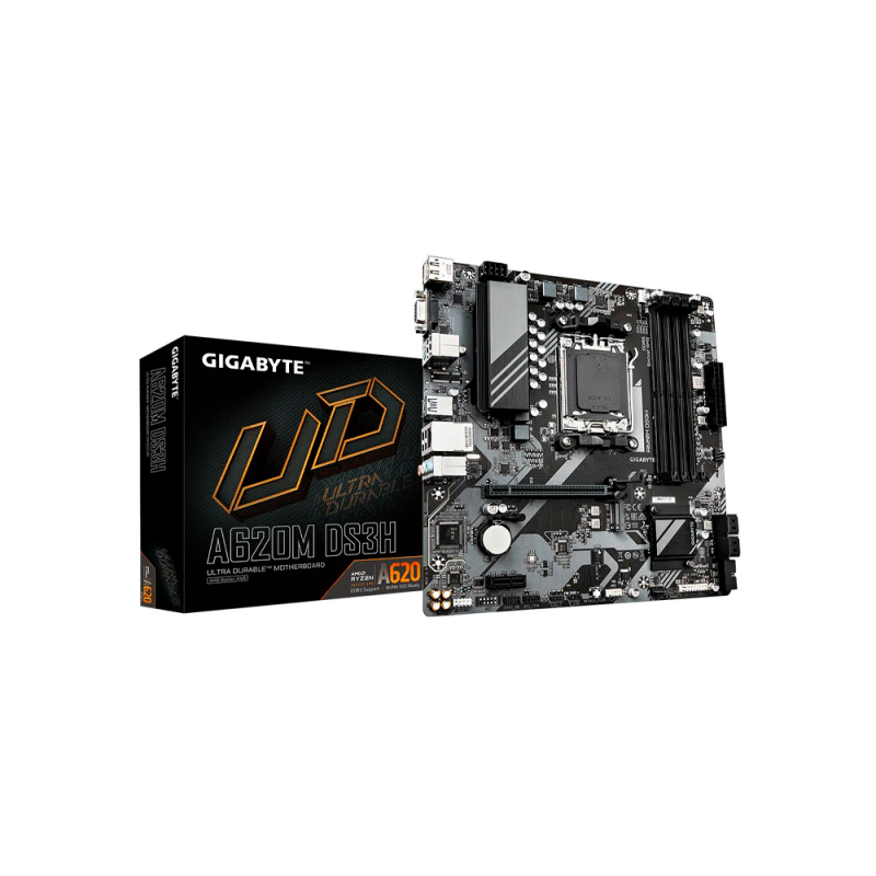 MB AM5 A620M DS3H DDR5 GIGABYTE V/S/R/HDMI/M2/USB3.2/MATX MB AM5 A620M DS3H DDR5 GIGABYTE V/S/R/HDMI/M2/USB3.2/MATX