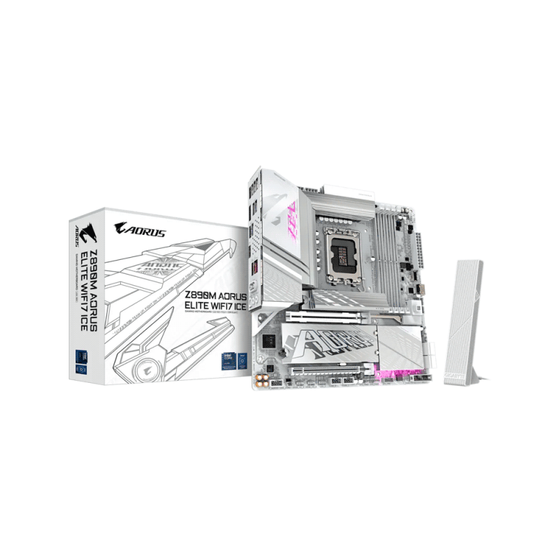 MB 1851 Z890M AORUS ELITE WIFI7 ICE DDR5 GIGABYTE S/R/DP/3M2/USB4/MATX MB 1851 Z890M AORUS ELITE WIFI7 ICE DDR5 GIGABYTE S/R/DP/3M2/USB4/MATX