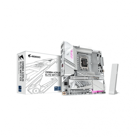 MB 1851 Z890M AORUS ELITE WIFI7 ICE DDR5 GIGABYTE S/R/DP/3M2/USB4/MATX