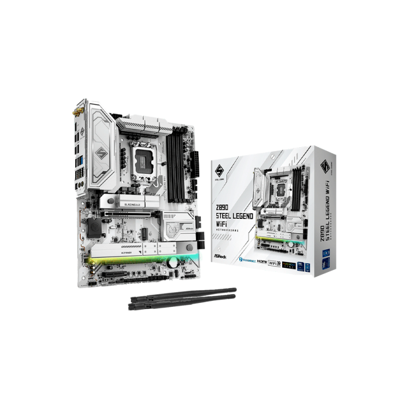 MB 1851 Z890 STEEL LEGEND WIFI DDR5 ASROCK S/R/HDMI/4M2/THUNDERBOLT/AT MB 1851 Z890 STEEL LEGEND WIFI DDR5 ASROCK S/R/HDMI/4M2/THUNDERBOLT/AT