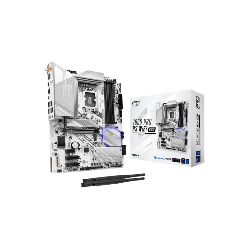 MB 1851 Z890 PRO RS WIFI WHITE DDR5 ASROCK S/R/HDMI/DP/4M2/THUNDER/ATX MB 1851 Z890 PRO RS WIFI WHITE DDR5 ASROCK S/R/HDMI/DP/4M2/THUNDER/ATX