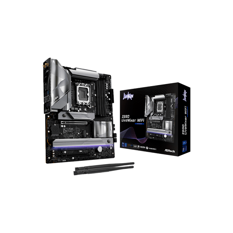 MB 1851 Z890 LIVEMIXER WIFI DDR5 ASROCK S/R/HDMI/4M2/THUNDERBOLT/ATX MB 1851 Z890 LIVEMIXER WIFI DDR5 ASROCK S/R/HDMI/4M2/THUNDERBOLT/ATX