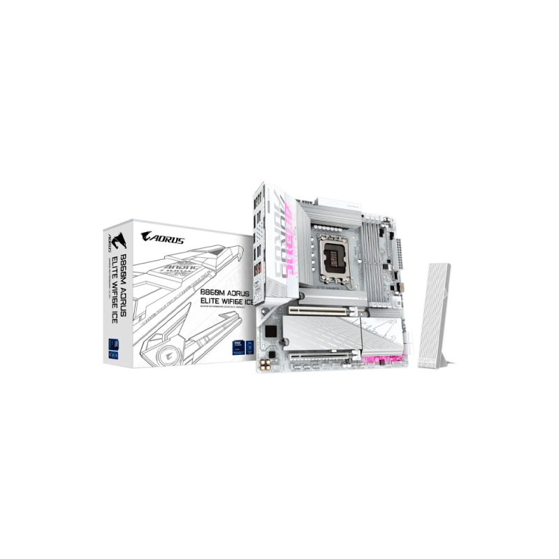 MB 1851 B860M AORUS ELITE WIFI6E ICE DDR5 GIGABYTE S/R/HDMI/DP/3M2/USB MB 1851 B860M AORUS ELITE WIFI6E ICE DDR5 GIGABYTE S/R/HDMI/DP/3M2/USB
