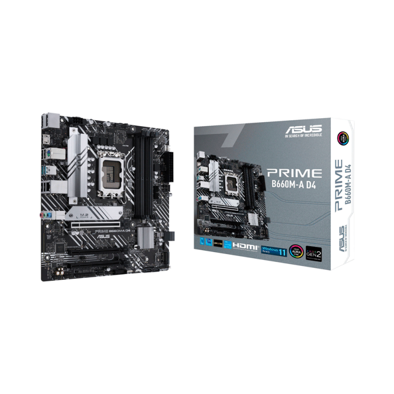 MB 1700 B660M-A D4 PRIME ASUS S/R/2HDMI/DP/2M2/DDR4/USB3.2/MATX/AURA MB 1700 B660M-A D4 PRIME ASUS S/R/2HDMI/DP/2M2/DDR4/USB3.2/MATX/AURA