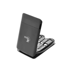 KIT USB-C XTECH XTC-570 ESTUCHE ADAP USB-A/M-USB/LIGHTNING/NEGRO
