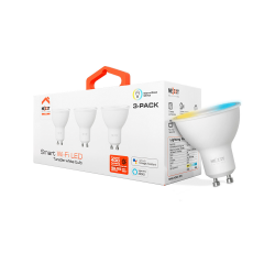 IOT NEXXT KIT 3 FOCO BLANCO 220V 4W MR16 GU10 CALIDA/FRIA NHB-W320