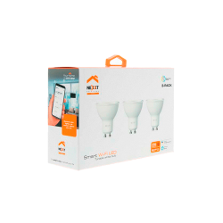IOT NEXXT KIT 3 FOCO BLANCO 110V 4W MR16 GU10 CALIDA/FRIA NHB-W310