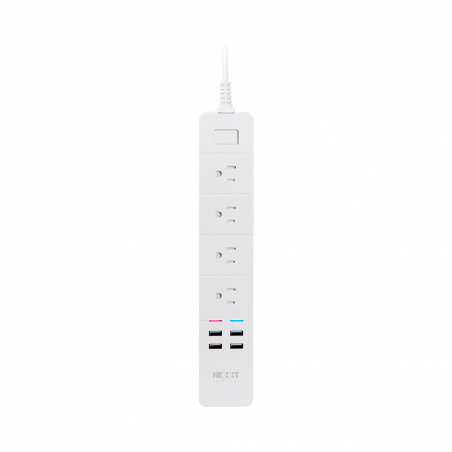IOT NEXXT FILTRO DE LINEA 4 TOMAS NEMA + 4 USB/15A/1.8M NHP-E610