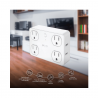 IOT NEXXT ENCHUFE 4 TOMA NEMA + 4 USB/15A NHP-T610