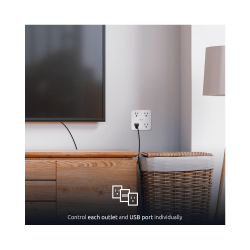 IOT NEXXT ENCHUFE 4 TOMA NEMA + 4 USB/15A NHP-T610