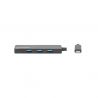 HUB USB-C 3.2 MANH 164924 4 PORT/5GBPS NEGRO