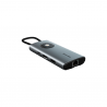 HUB USB-C 3.0/8 EN 1 FTX-HUBL3-AG 4K/5GBPS/RJ45/SD GRIS 115502