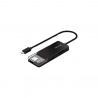 HUB USB-C 3.0/ 6 EN 1 FTX-HUBT4-PB 4K/5GBPS/SD NEGRO 115526