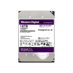 HD SATA3 18TB WD PURPLE PRO 7200 512MB WD181PURP SURVEILLANCE