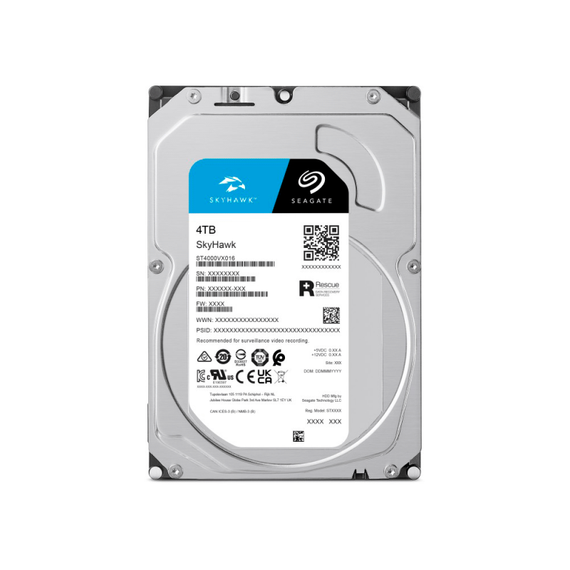 HD SATA3 4TB SEAGATE SKYHAWK 5400 256MB ST4000VX016 SURV GARANTIA BR HD SATA3 4TB SEAGATE SKYHAWK 5400 256MB ST4000VX016 SURV GARANTIA BR