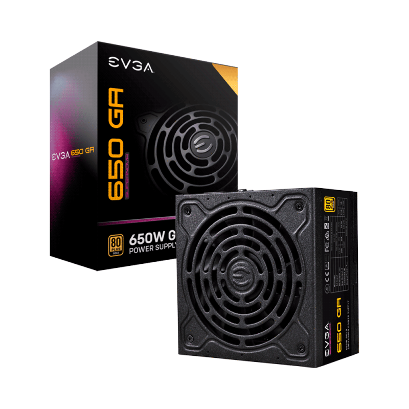 FUENTE 650W EVGA SUPERNOVA GA 80PLUS GOLD FULL MODULAR 220-GA-0650-X1 FUENTE 650W EVGA SUPERNOVA GA 80PLUS GOLD FULL MODULAR 220-GA-0650-X1