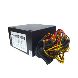 FUENTE  600W FTX FTX600W NEGRO 110/220V 060406