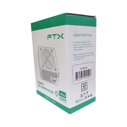 FUENTE  600W FTX FTX600W NEGRO 110/220V 060406