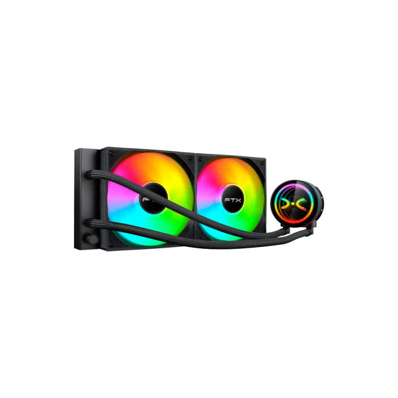 COOLER P/CPU FTX FTXWC-B240 240MM RGB/WATER 115X 1200 1700 AM4 AM5 COOLER P/CPU FTX FTXWC-B240 240MM RGB/WATER 115X 1200 1700 AM4 AM5