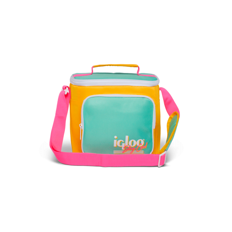 CONSERV BOLSA IGLOO 9LAT RETRO SQUARE LUNCH YLW/MINT 1P 66061 CONSERV BOLSA IGLOO 9LAT RETRO SQUARE LUNCH YLW/MINT 1P 66061