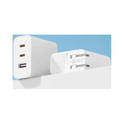 CARG P/ PARED 67W XIAOMI GAN CHARGER USB-A/USB-C C/CABLE BHR7492US