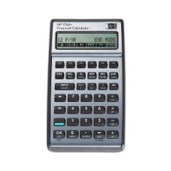 CALC FINANCIERA HP 17BII+ 2 LINEAS FORM VERTICAL PLATA