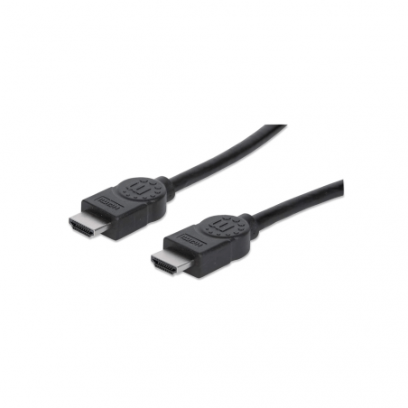 CABLE HDMI-HDMI M/M 22.5M MANH 308458 4K/30HZ/3D NEGRO