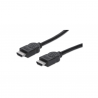 CABLE HDMI-HDMI M/M 22.5M MANH 308458 4K/30HZ/3D NEGRO