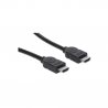 CABLE HDMI-HDMI M/M 22.5M MANH 308458 4K/30HZ/3D NEGRO