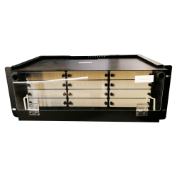 BANDEJA FIBRA O.  4U 19" P/12 MODULOS LGXA ADMCSM060SCU ADECOMM