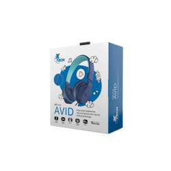 AURI HEADSET XTH-356 XTECH AVID KIDS /3.5MM/1JACK/AZUL