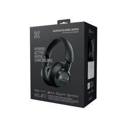 AURI HEADSET KNH-750GR KLIP HI-FI MIC/ANC/BT/3.5MM/GRIS
