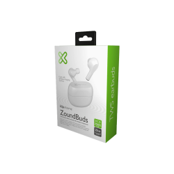 AURI EARPHONE KTE-250WH KLIP ZOUNDBUDS BT/MIC/TWS/TOUCH/QI/IPX4/BLANC