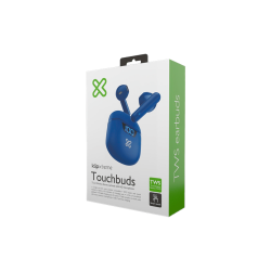 AURI EARPHONE KTE-006BL KLIP TOUCHBUDS BT/MIC/TWS/TOUCH/IPX3/AZUL