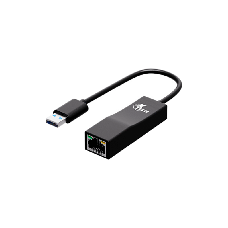 ADAP USB3.0/RJ45 M/H XTECH XTC-376 5GBPS/NEGRO ADAP USB3.0/RJ45 M/H XTECH XTC-376 5GBPS/NEGRO