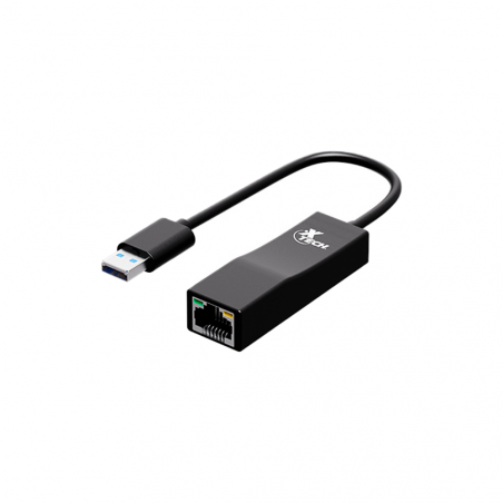 ADAP USB3.0/RJ45 M/H XTECH XTC-376 5GBPS/NEGRO