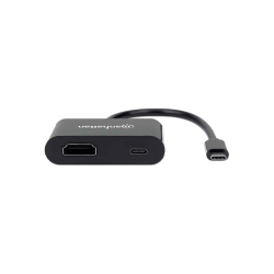 ADAP USB-C/HDMI MANH 153416 USB-C POWER/4K/60HZ/60W NEGRO