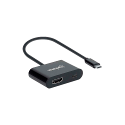 ADAP USB-C/HDMI MANH 153416 USB-C POWER/4K/60HZ/60W NEGRO