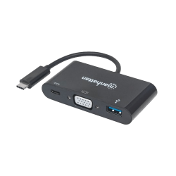 ADAP USB-C 3.1-VGA/USB-A/USB-C MANH 152044 HD/FHD/60HZ BLISTER NEG