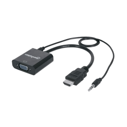 ADAP HDMI-VGA/AUDIO MANH 151559 BOLSA NEGRO