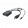 ADAP HDMI-VGA/AUDIO MANH 151559 BOLSA NEGRO