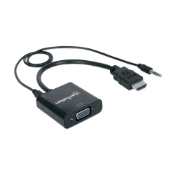 ADAP HDMI-VGA/AUDIO MANH 151559 BOLSA NEGRO