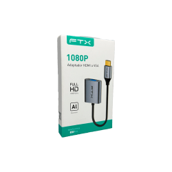 ADAP HDMI-VGA M/H FTX-C160-PU31-HMVGA1-S0.15 FHD/60HZ/GRIS 115557
