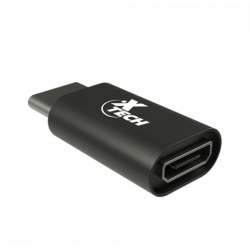ADAP USB-C/M-USB M/H XTECH XTC-526 480MBPS/NEGRO