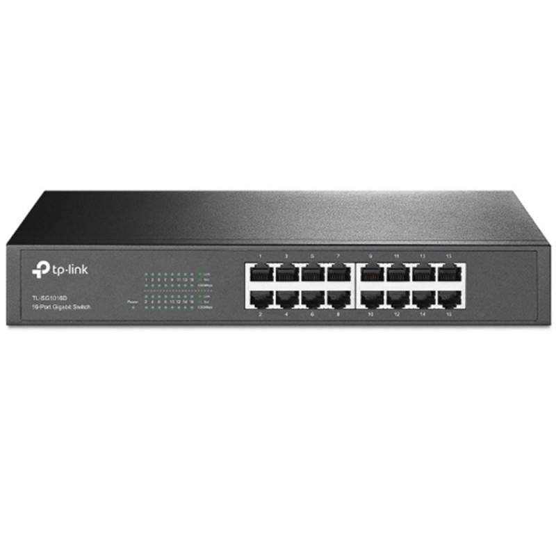 TP-LINK HUB SWITCH 16 G-LAN TL-SG1016D RACK