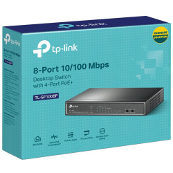 TP-LINK HUB SWITCH 8P LAN TL-SF1008P 10/100 DESK