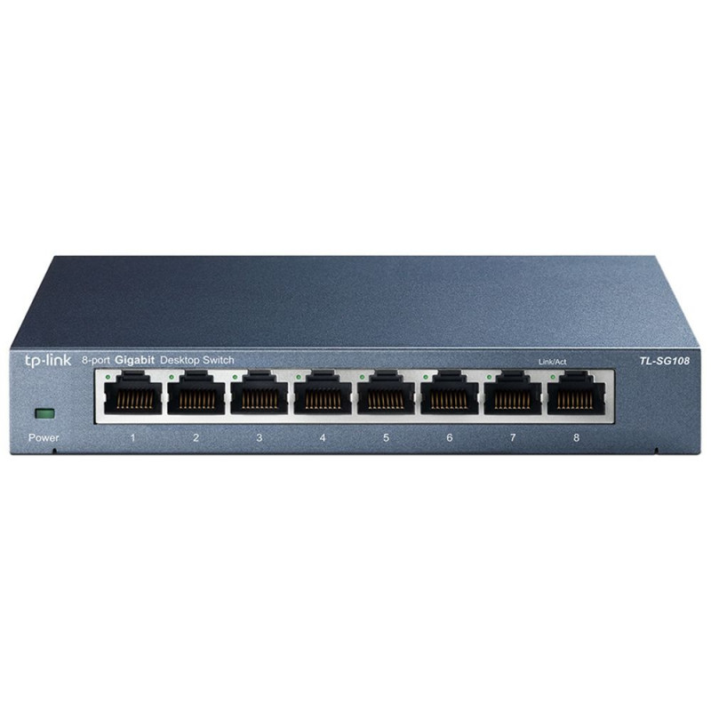 TP-LINK HUB SWITCH 8P G-LAN TL-SG108